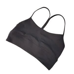 Savvi Y Strap Sports Bra Yoga Pilates Black Size Medium